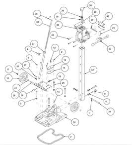 Section 06 Diagram and Parts List for 158425  MK Diamond Drill